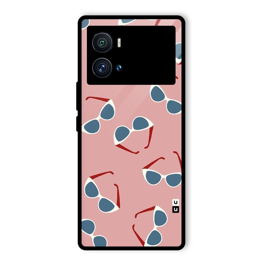 Cool Shades Pattern Glass Back Case for Vivo iQOO 9 Pro