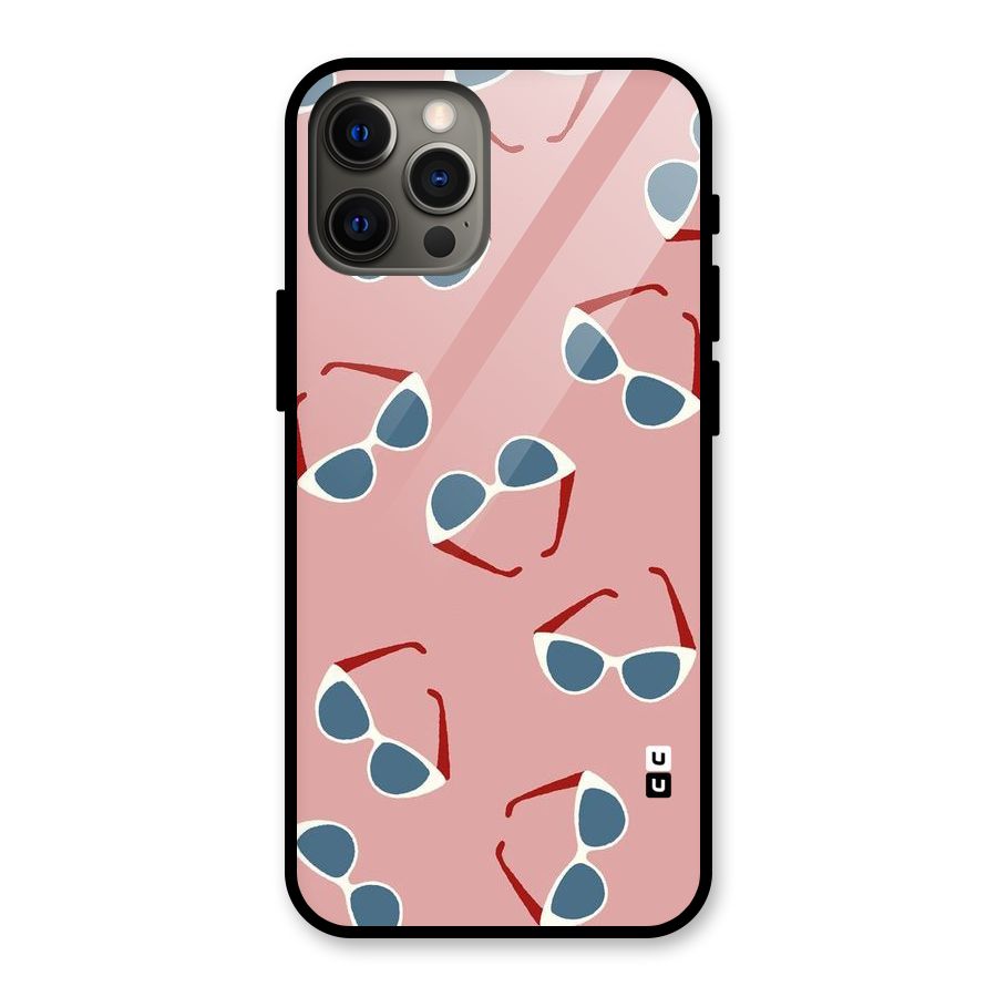 Cool Shades Pattern Glass Back Case for iPhone 12 Pro Max