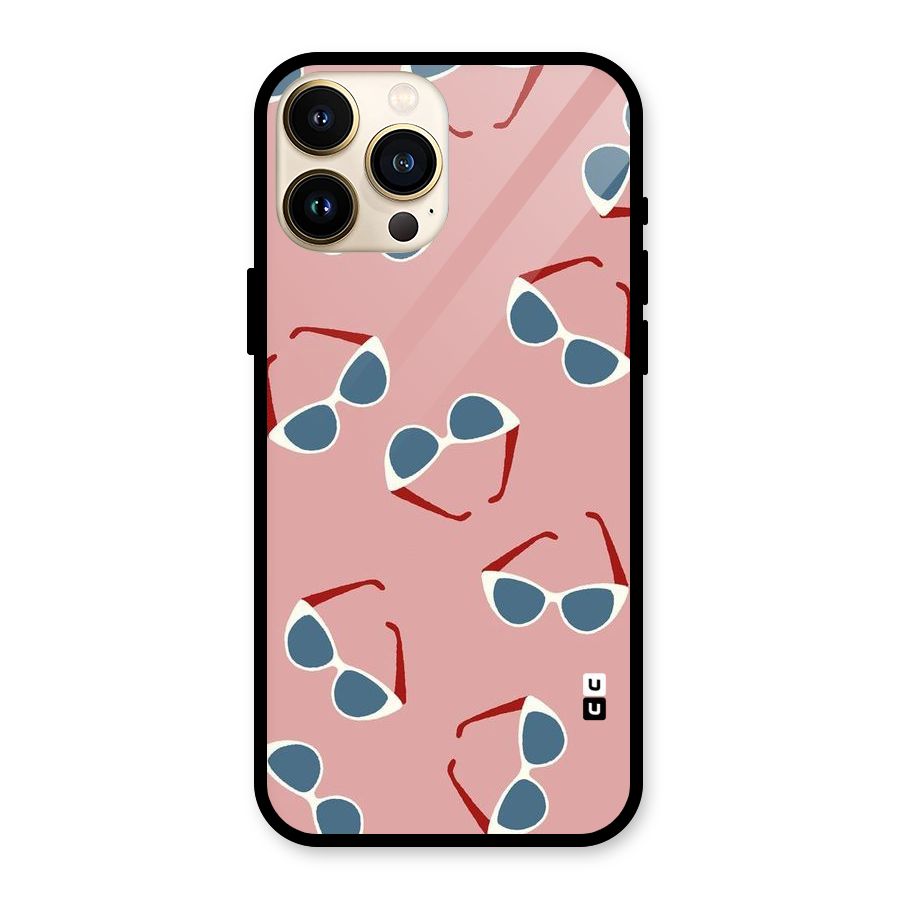 Cool Shades Pattern Glass Back Case for iPhone 13 Pro Max