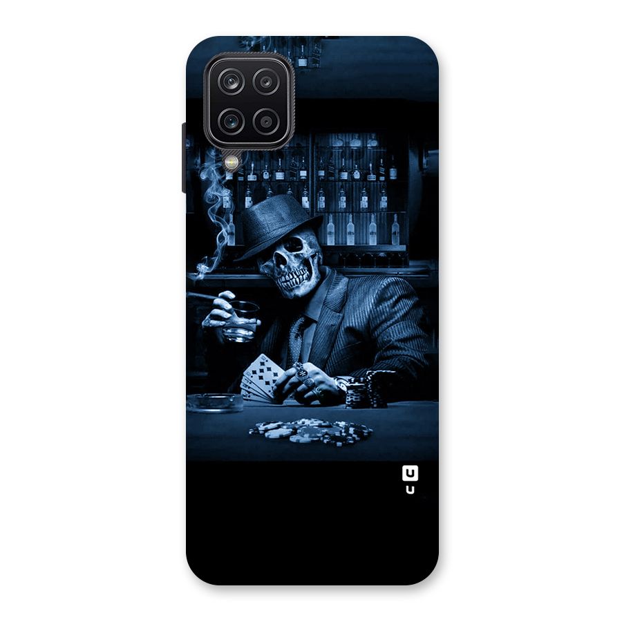 Cool Skull Cards Back Case for Galaxy A12