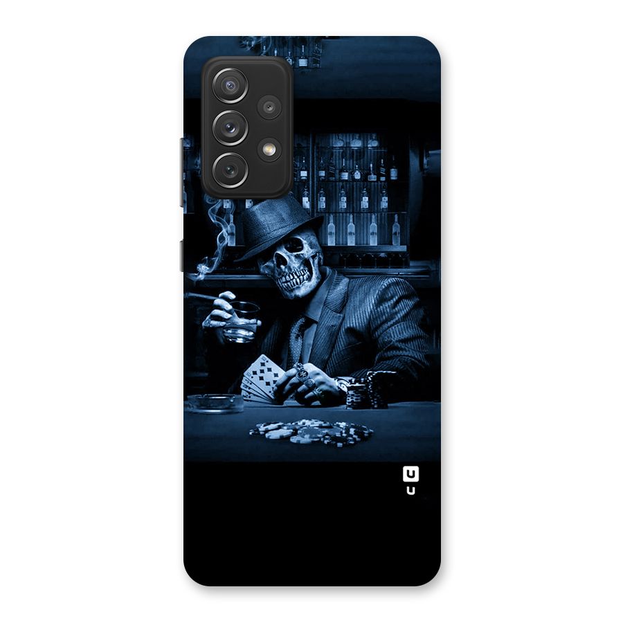 Cool Skull Cards Back Case for Galaxy A72
