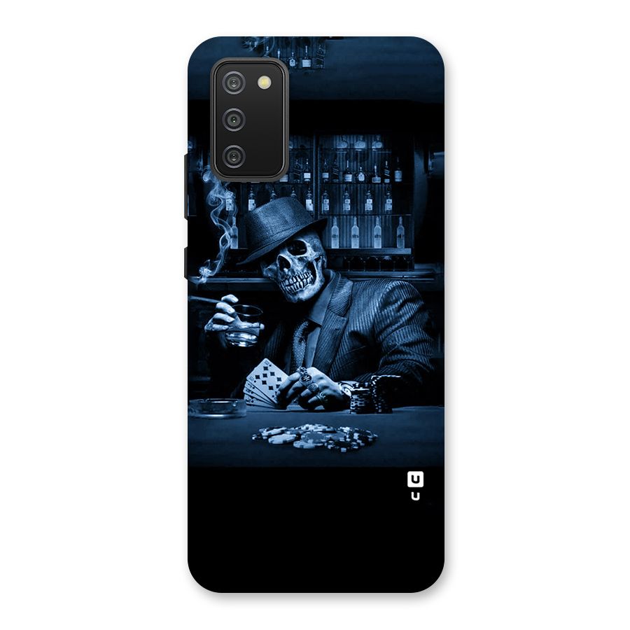 Cool Skull Cards Back Case for Galaxy M02s