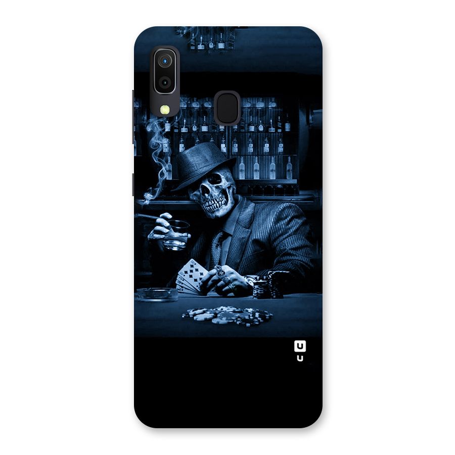 Cool Skull Cards Back Case for Galaxy M10s
