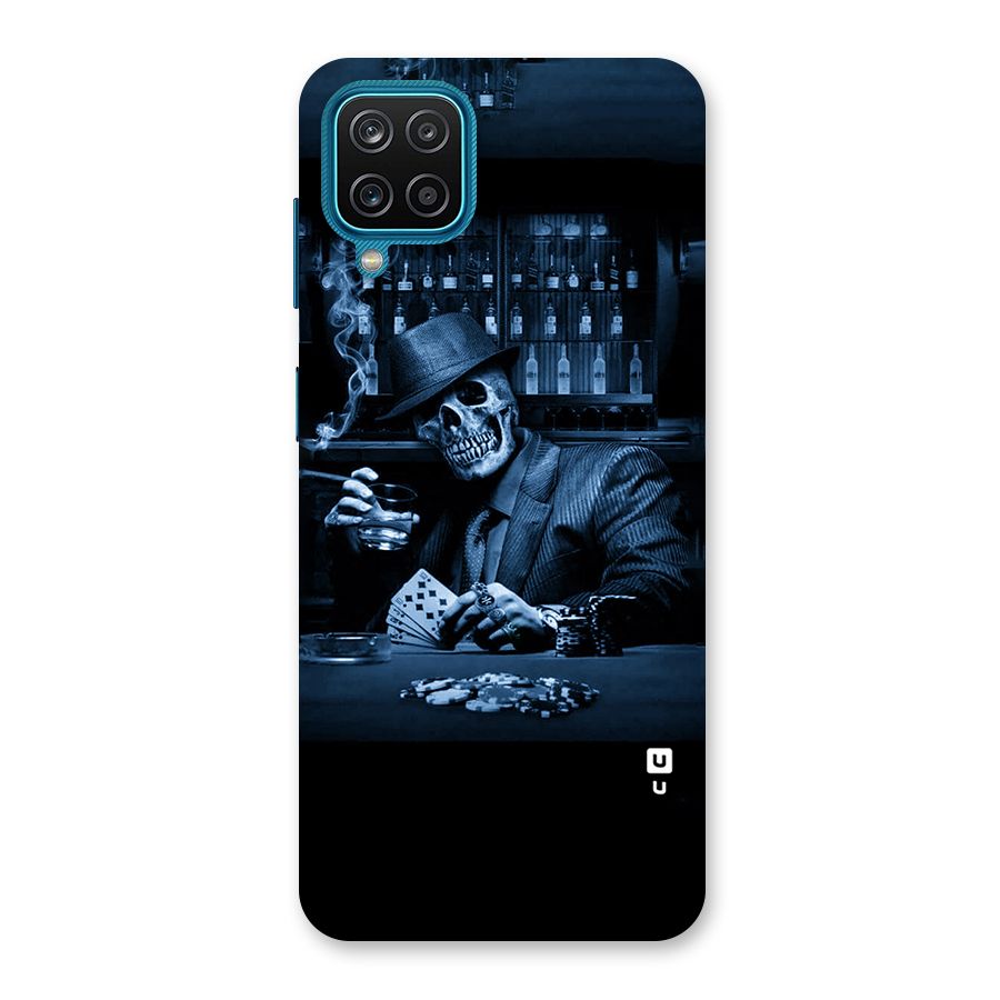 Cool Skull Cards Back Case for Galaxy M12