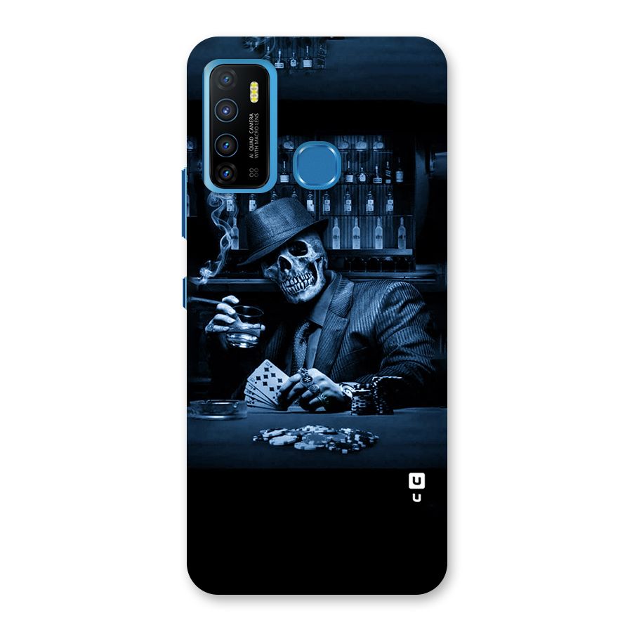 Cool Skull Cards Back Case for Infinix Hot 9