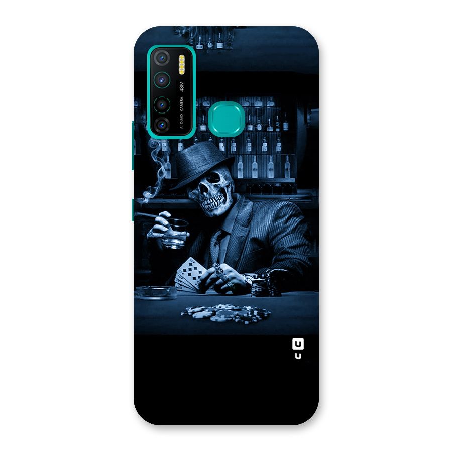 Cool Skull Cards Back Case for Infinix Hot 9 Pro