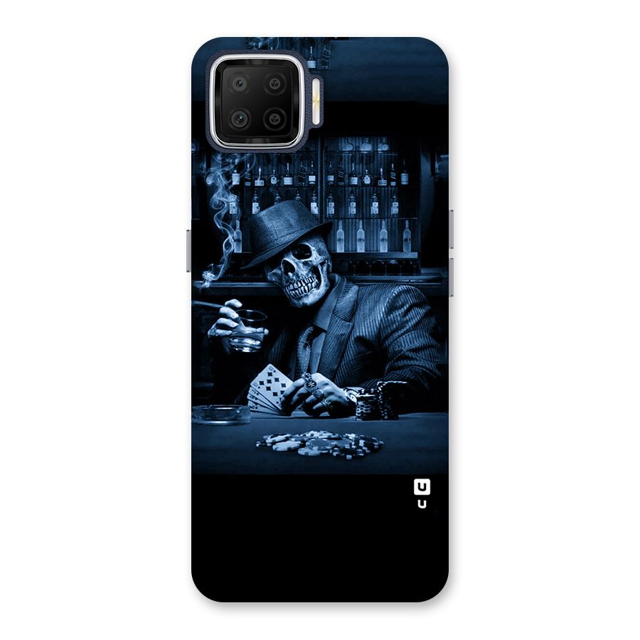 Cool Skull Cards Back Case for Oppo F17