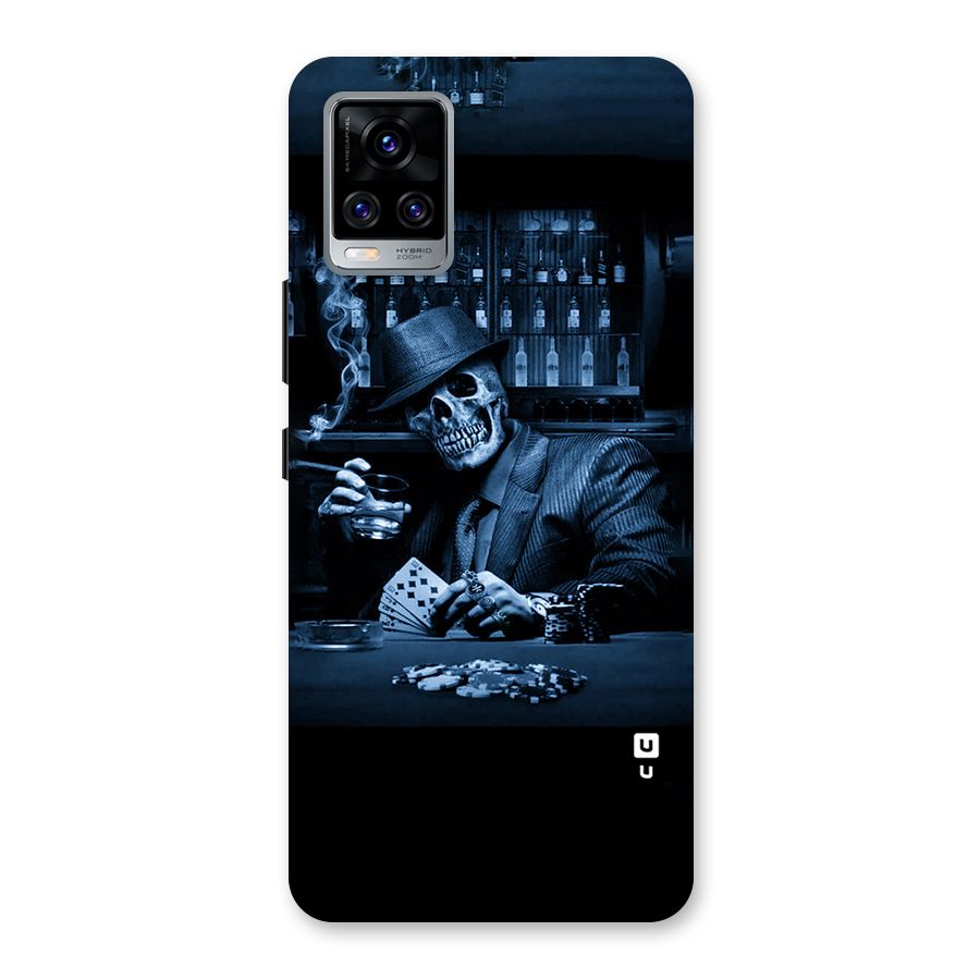 Cool Skull Cards Back Case for Vivo V20 Pro