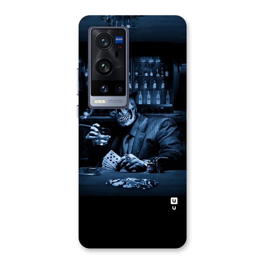 Cool Skull Cards Back Case for Vivo X60 Pro Plus