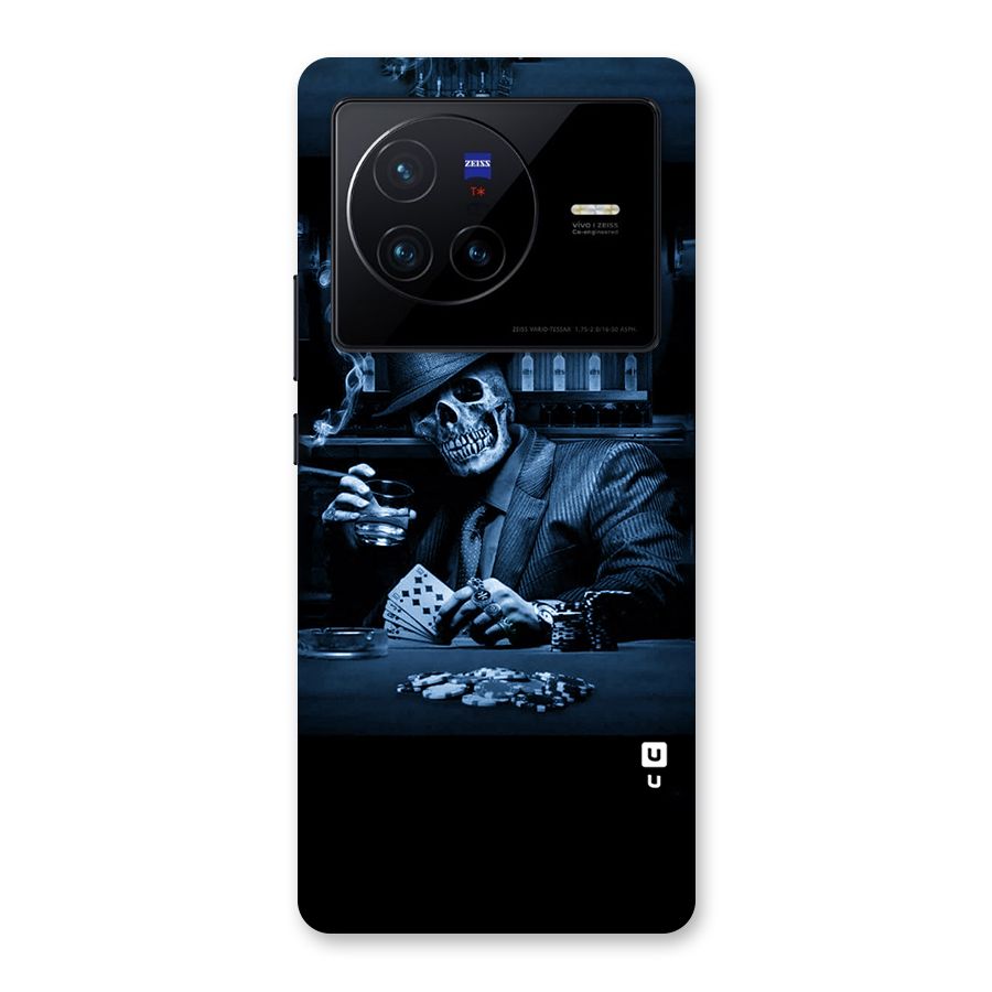 Cool Skull Cards Back Case for Vivo X80