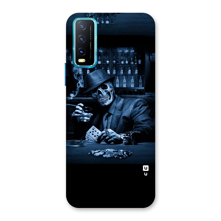Cool Skull Cards Back Case for Vivo Y20A