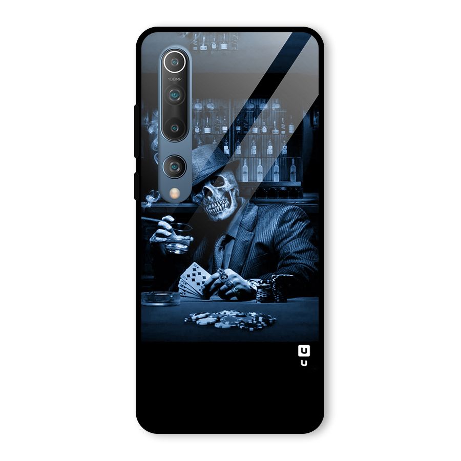 Cool Skull Cards Glass Back Case for Mi 10