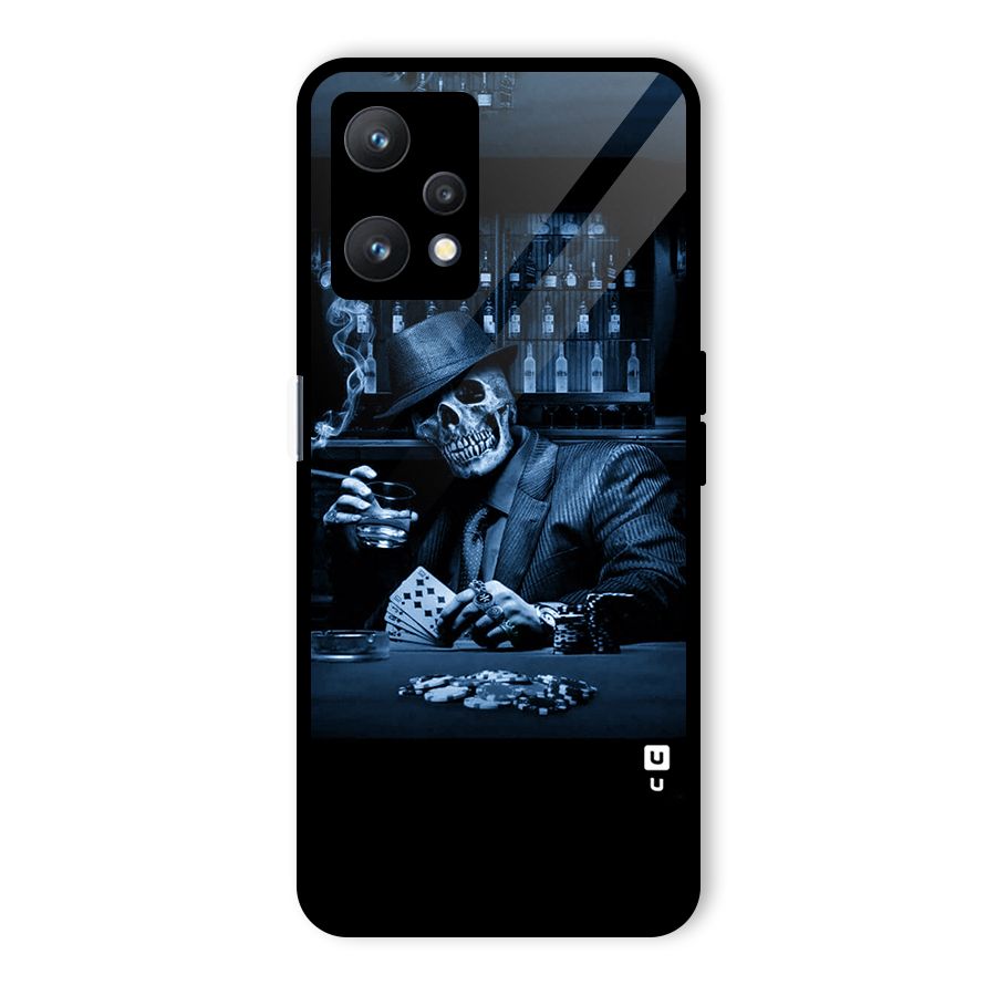 Cool Skull Cards Glass Back Case for Realme 9 Pro 5G