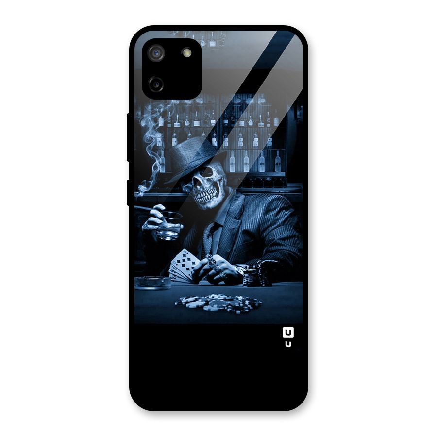 Cool Skull Cards Glass Back Case for Realme C11