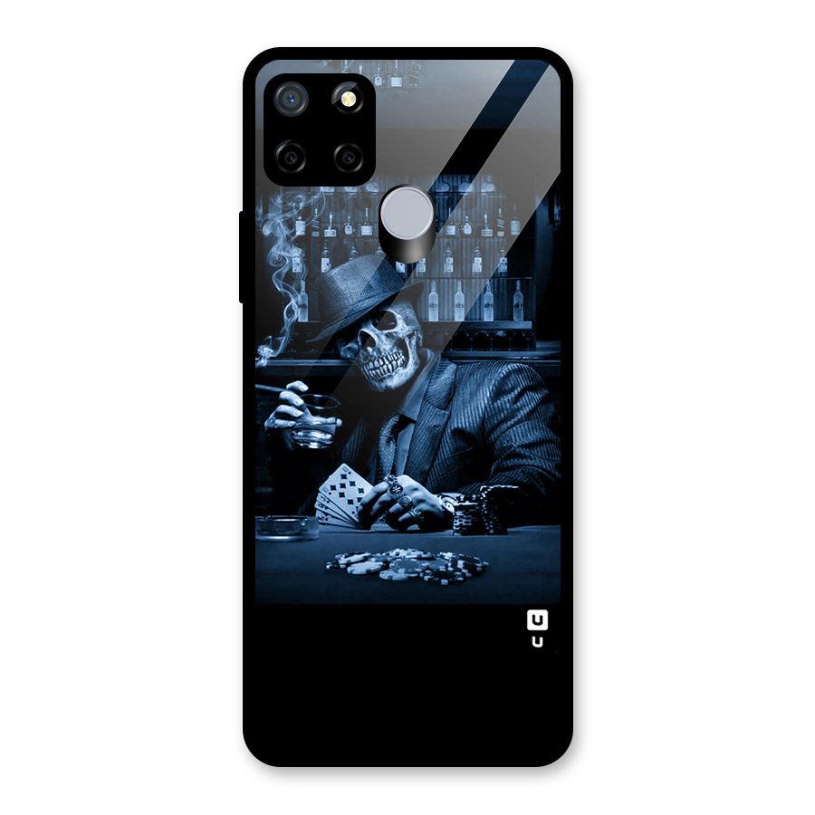Cool Skull Cards Glass Back Case for Realme C12