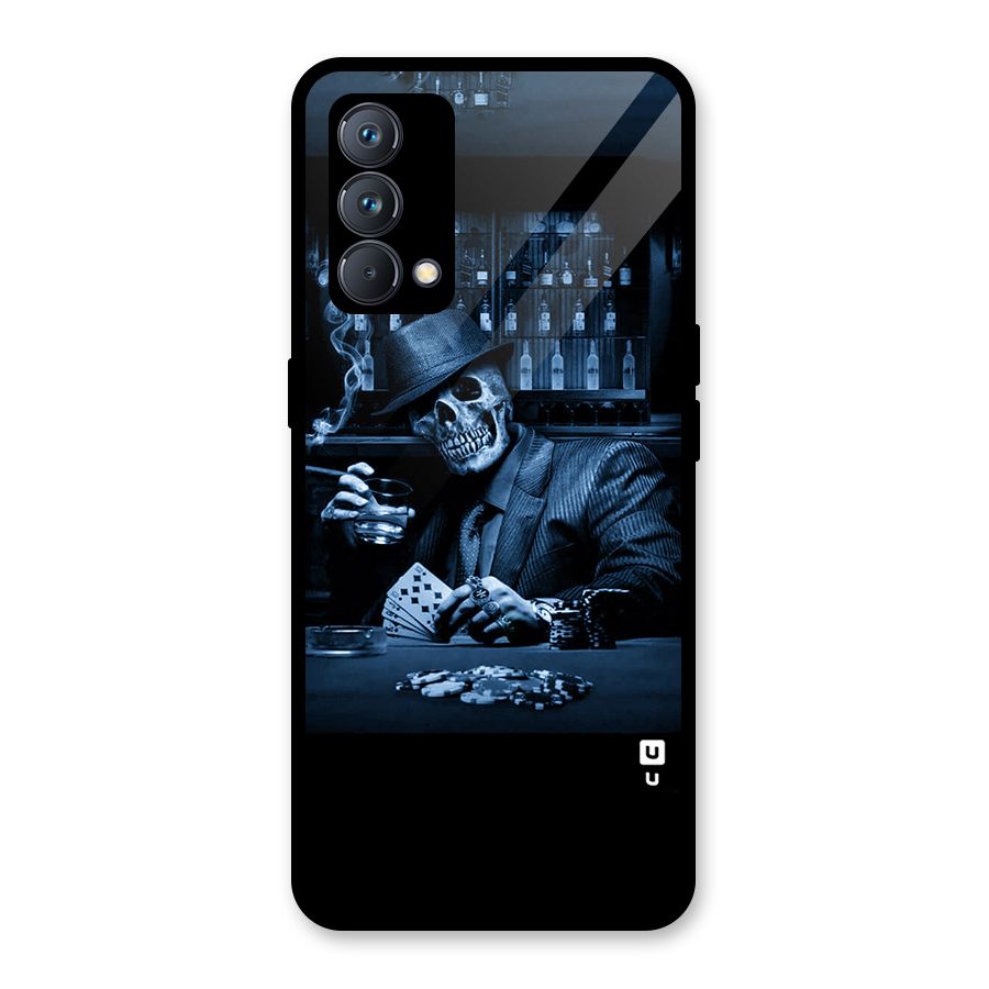 Cool Skull Cards Glass Back Case for Realme GT Master Edition