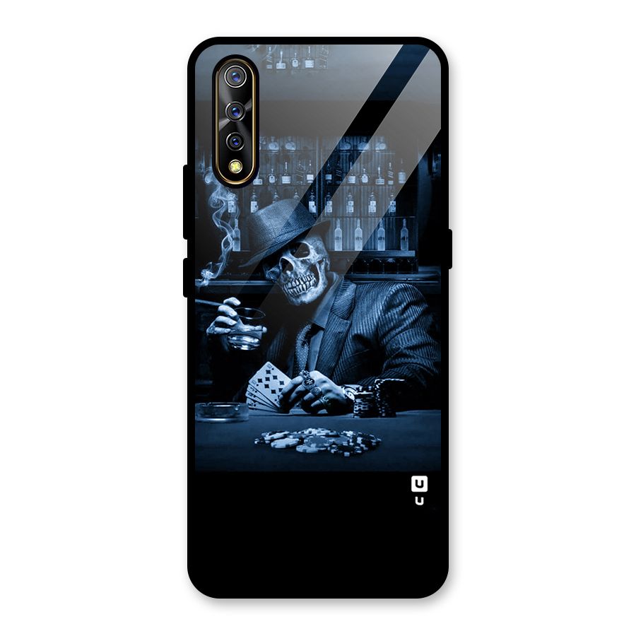 Cool Skull Cards Glass Back Case for Vivo S1