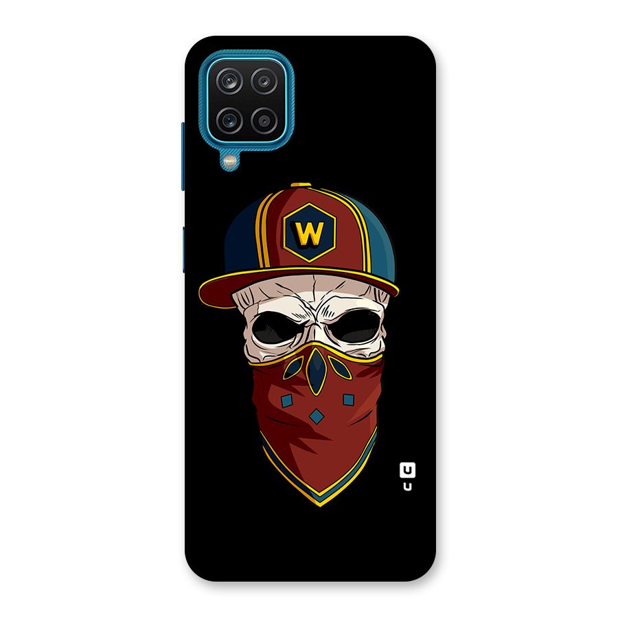 Cool Skull Mask Cap Back Case for Galaxy M12