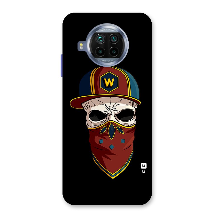 Cool Skull Mask Cap Back Case for Mi 10i