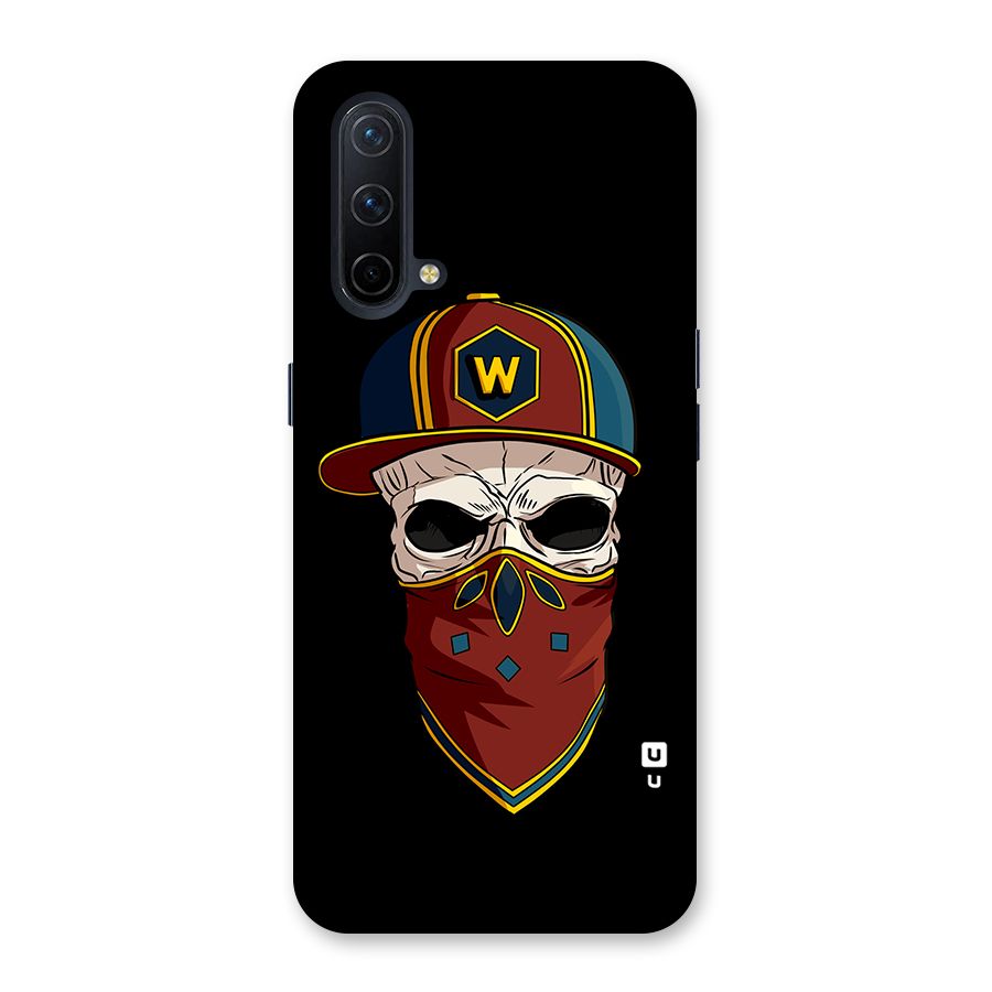 Cool Skull Mask Cap Back Case for OnePlus Nord CE 5G