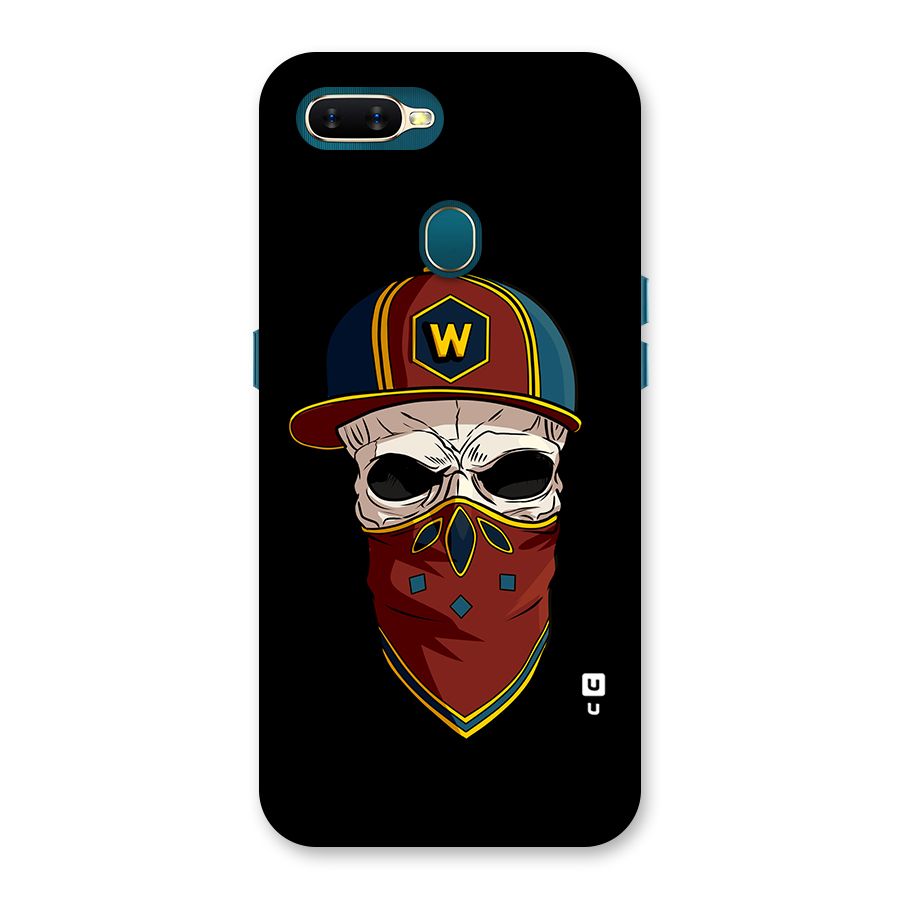 Cool Skull Mask Cap Back Case for Oppo A11k