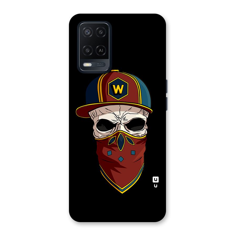 Cool Skull Mask Cap Back Case for Oppo A54