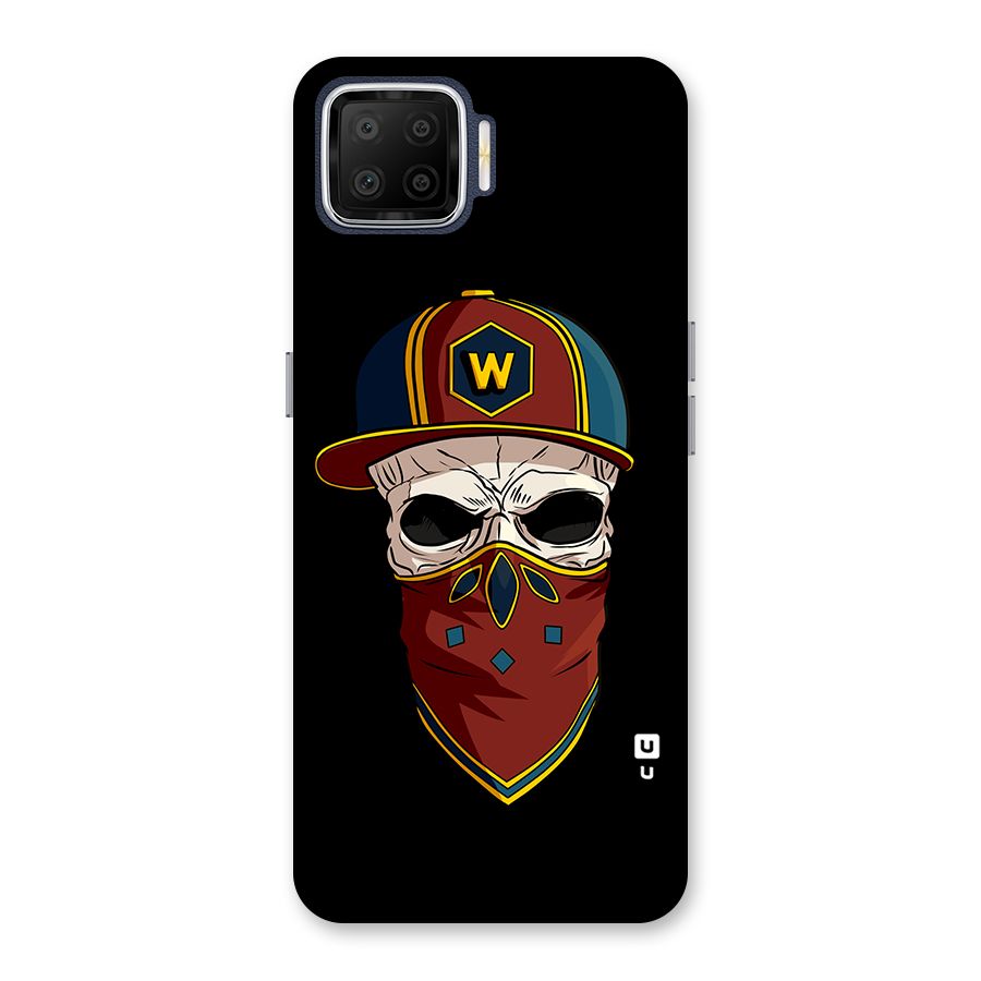 Cool Skull Mask Cap Back Case for Oppo F17