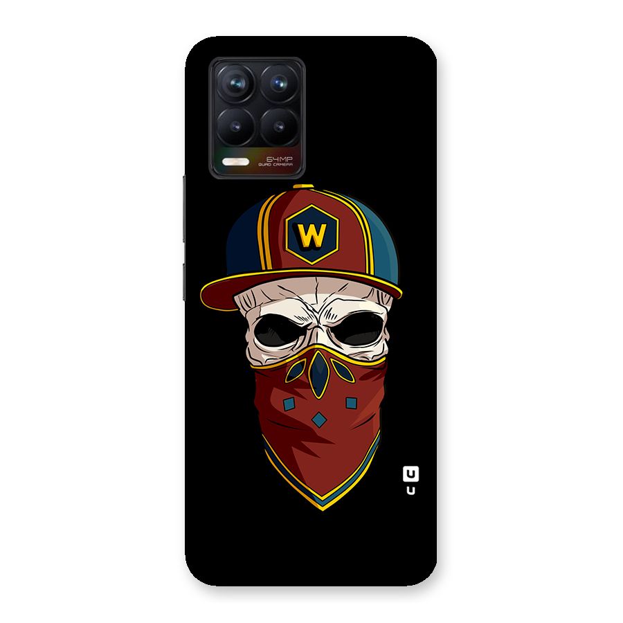 Cool Skull Mask Cap Back Case for Realme 8