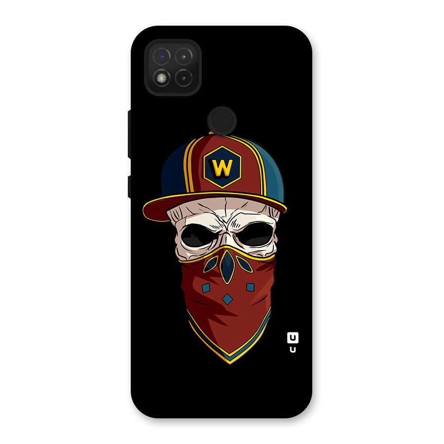 Cool Skull Mask Cap Back Case for Redmi 9