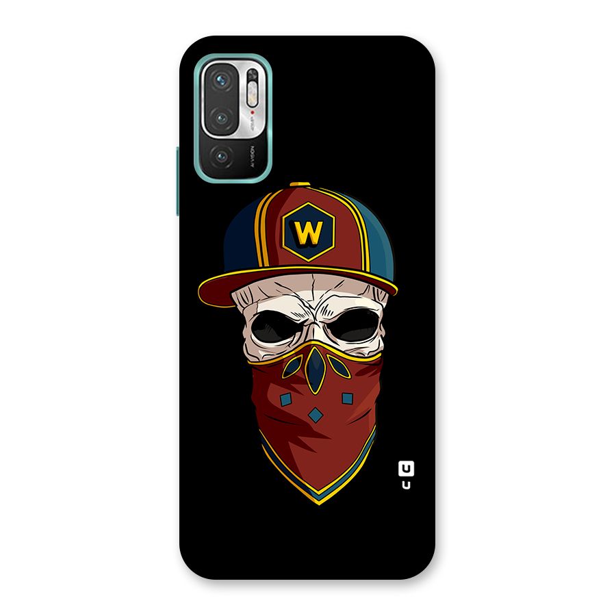 Cool Skull Mask Cap Back Case for Redmi Note 10T 5G
