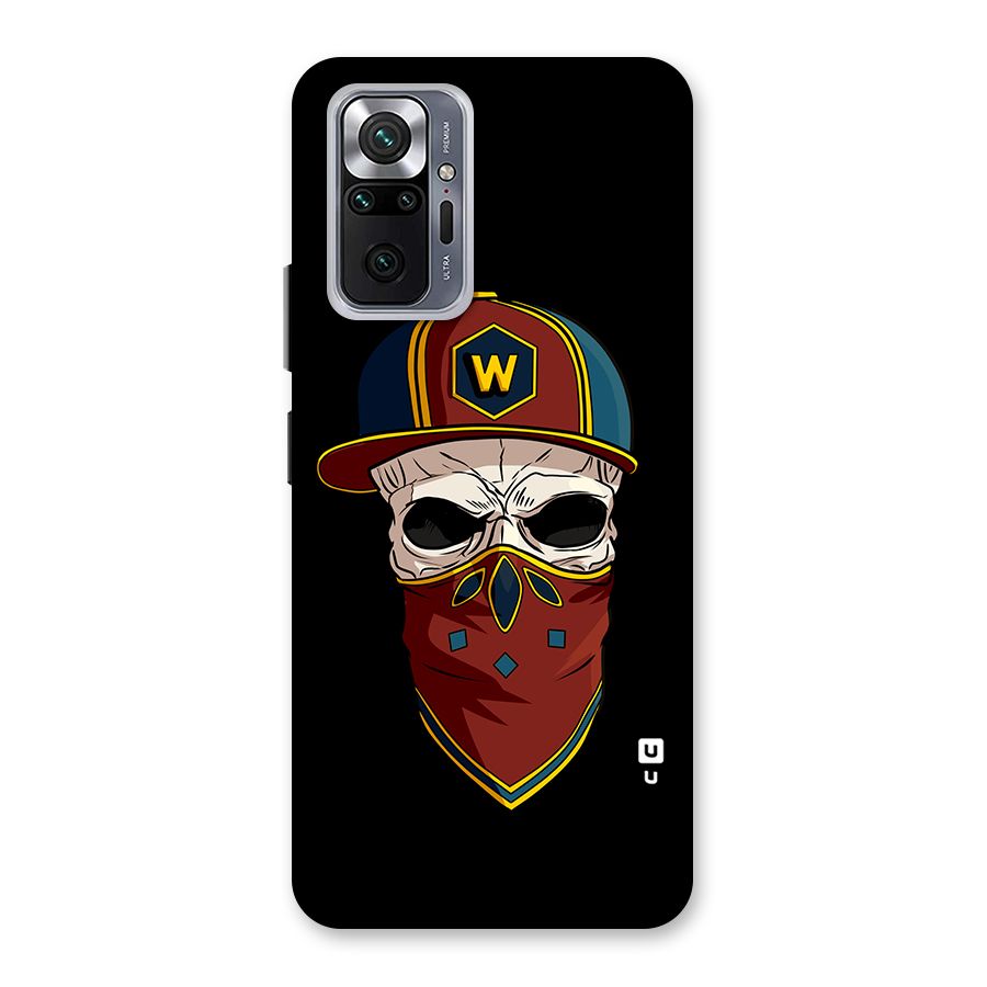 Cool Skull Mask Cap Back Case for Redmi Note 10 Pro
