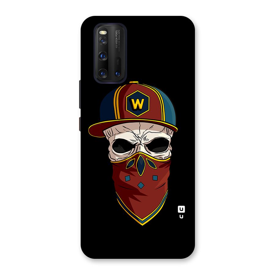 Cool Skull Mask Cap Back Case for Vivo iQOO 3