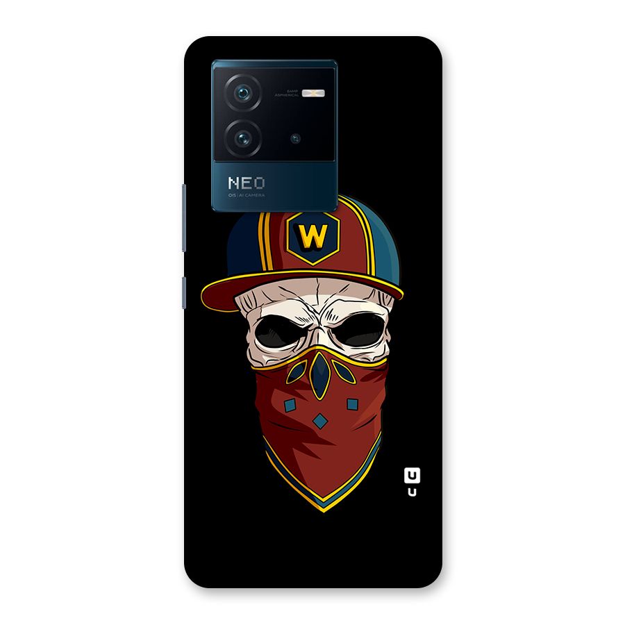 Cool Skull Mask Cap Back Case for Vivo iQOO Neo 6 5G