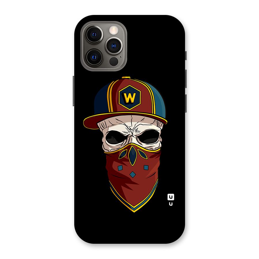 Cool Skull Mask Cap Back Case for iPhone 12 Pro