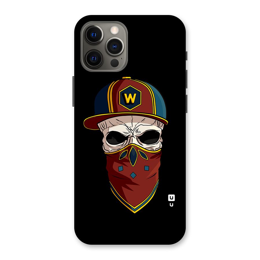 Cool Skull Mask Cap Back Case for iPhone 12 Pro Max