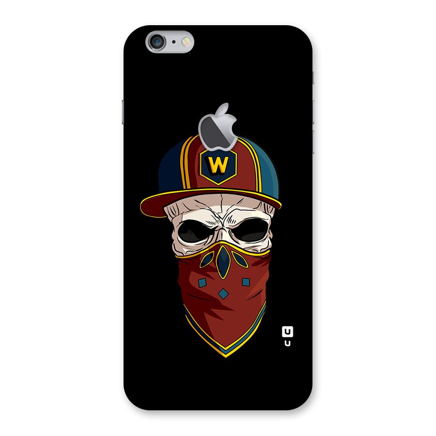 Cool Skull Mask Cap Back Case for iPhone 6 Plus 6S Plus Logo Cut