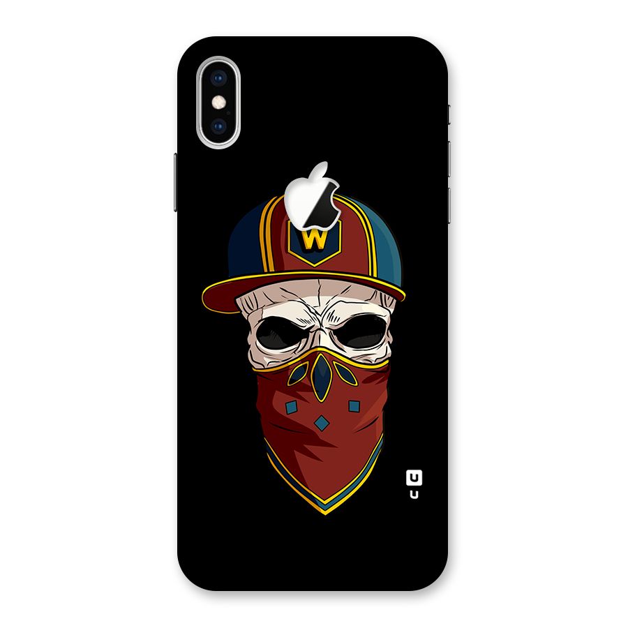 Cool Skull Mask Cap Back Case for iPhone XS Max Apple Cut