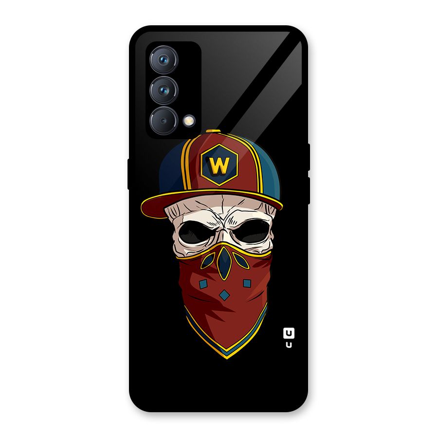 Cool Skull Mask Cap Glass Back Case for Realme GT Master Edition