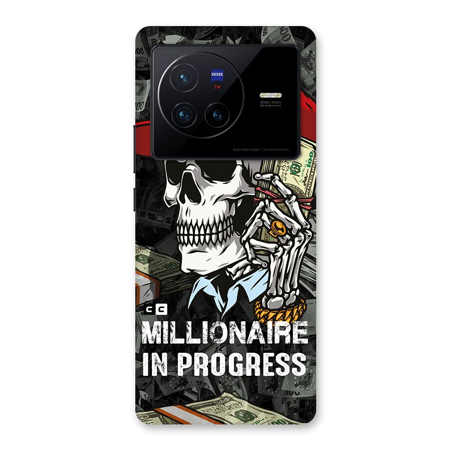 Cool Skull Millionaire In Progress Back Case for Vivo X80