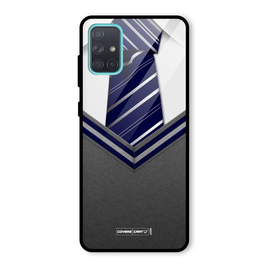 Cool Sweater Glass Back Case for Galaxy A71