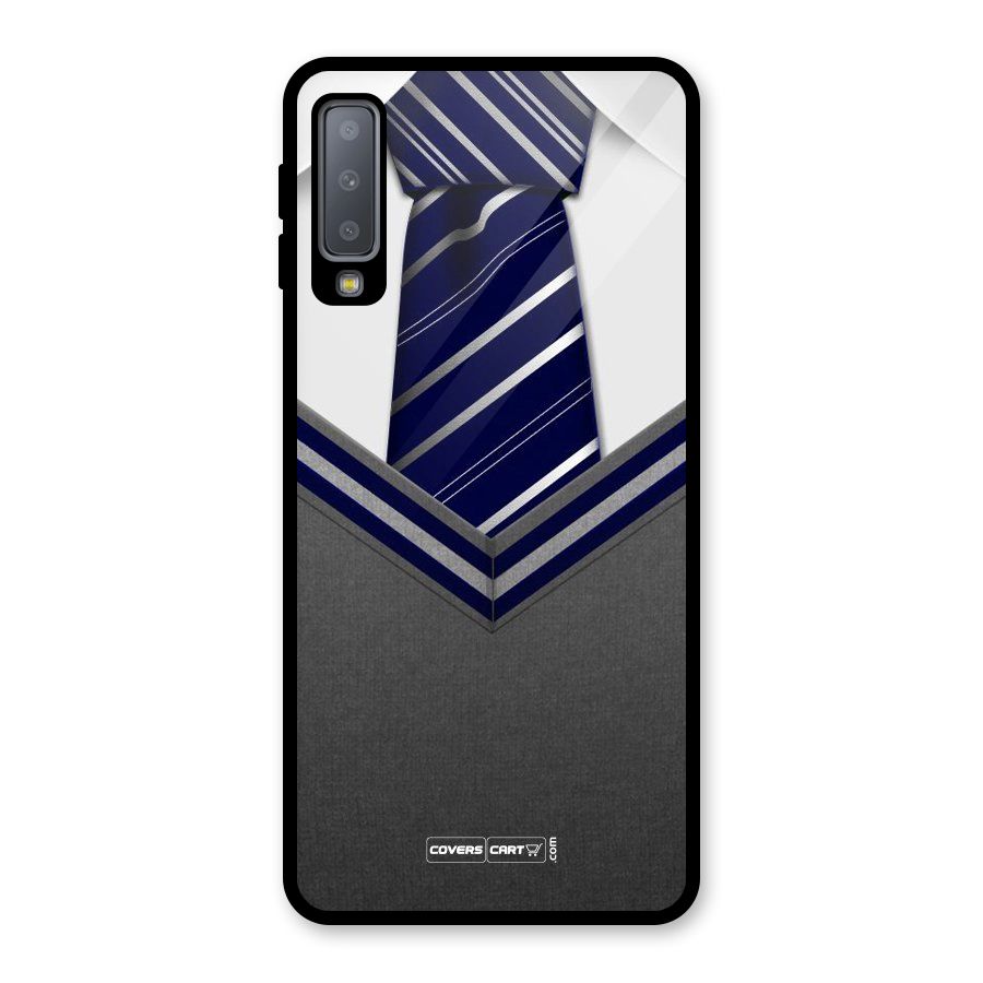 Cool Sweater Glass Back Case for Galaxy A7 (2018)