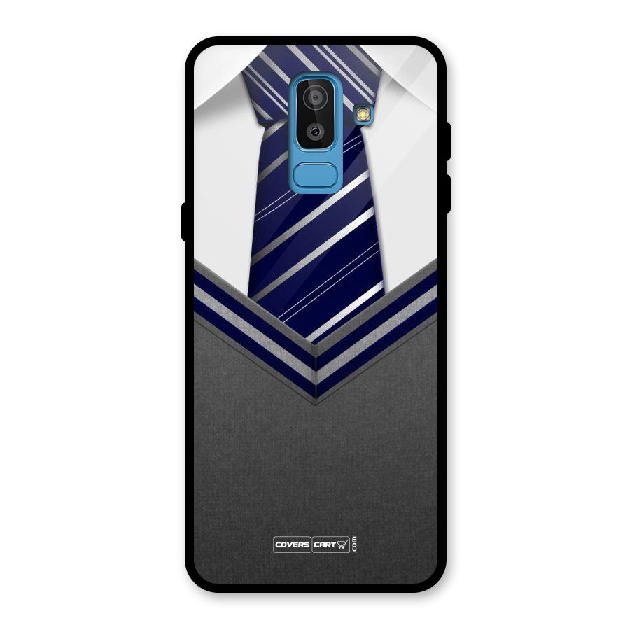 Cool Sweater Glass Back Case for Galaxy J8