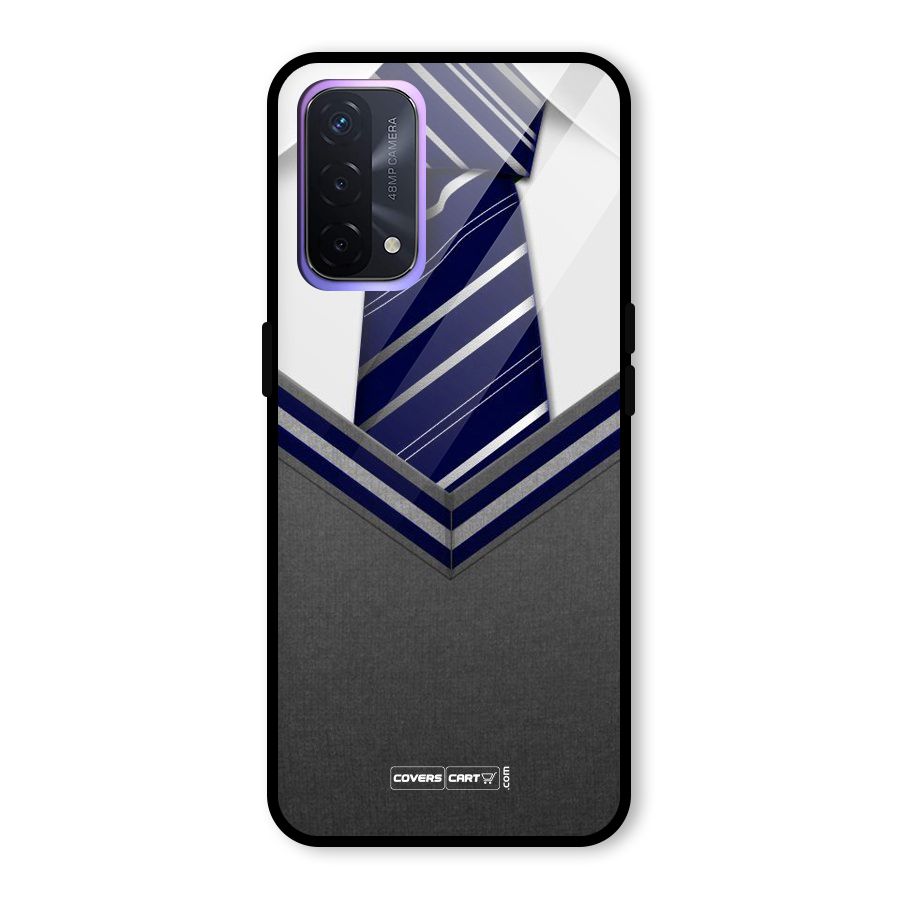 Cool Sweater Glass Back Case for Oppo A74 5G