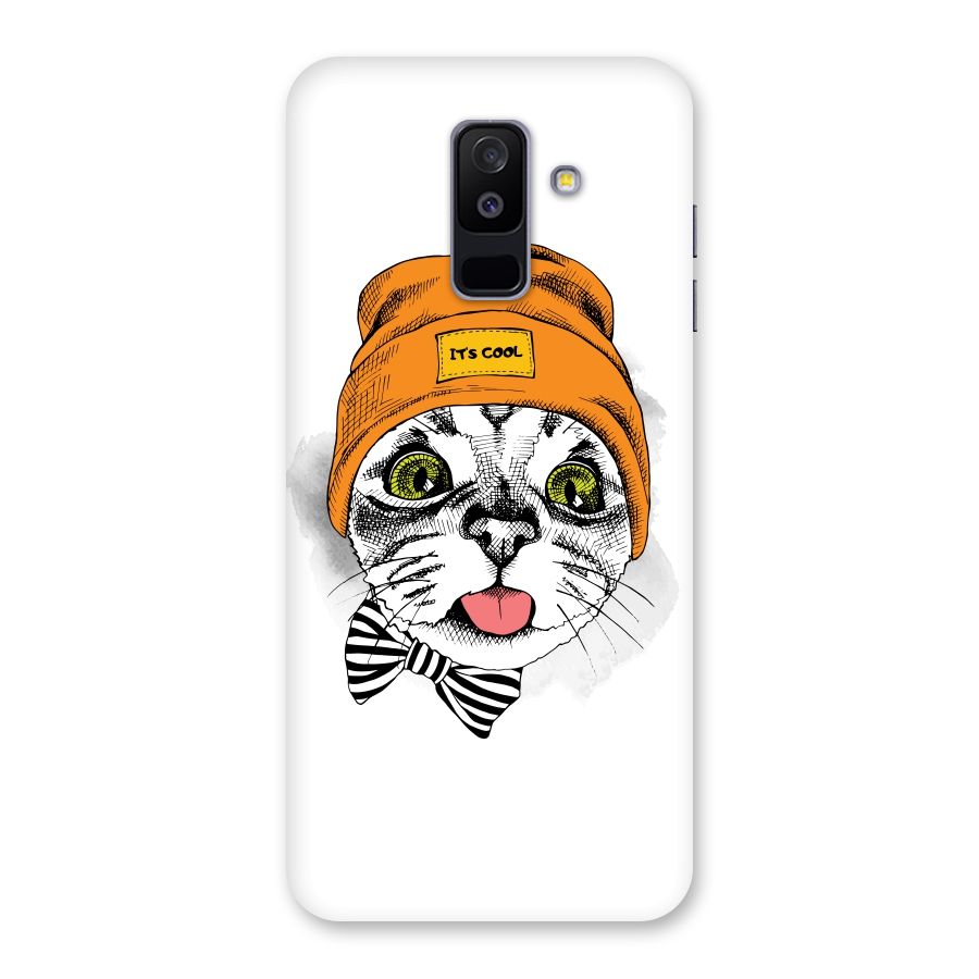 Cool cat Back Case for Galaxy A6 Plus