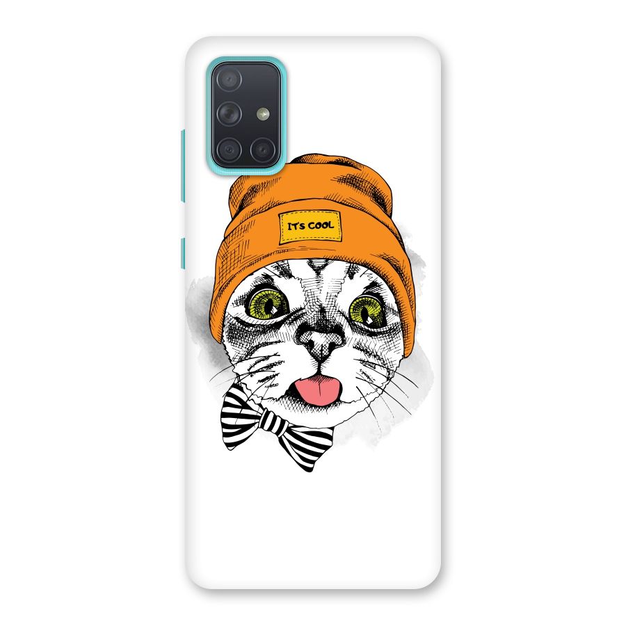 Cool cat Back Case for Galaxy A71
