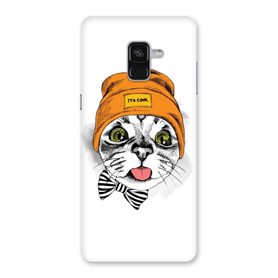Cool cat Back Case for Galaxy A8 Plus