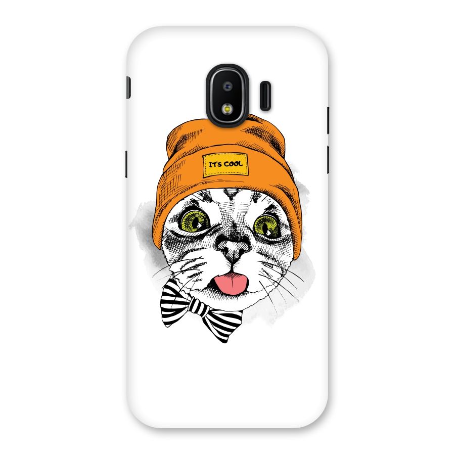 Cool cat Back Case for Galaxy J2 Pro 2018
