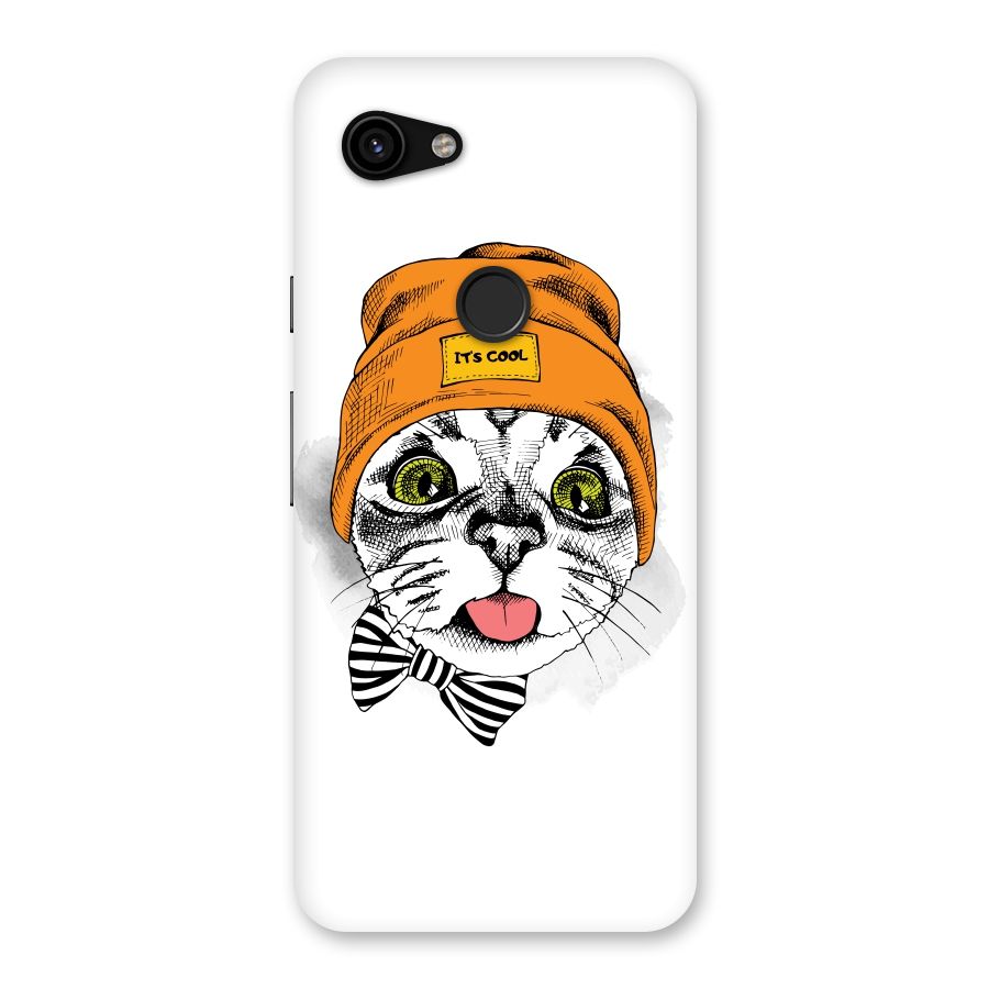 Cool cat Back Case for Google Pixel 3a