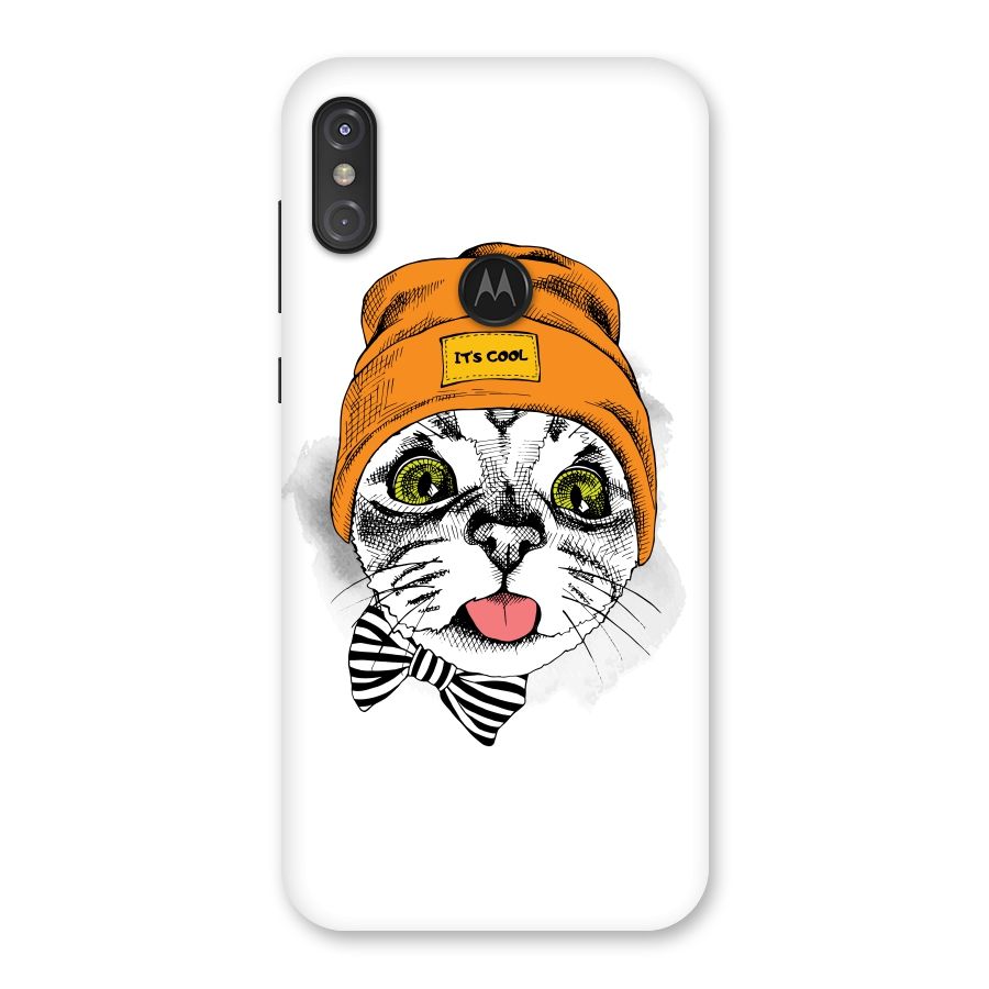 Cool cat Back Case for Motorola One Power