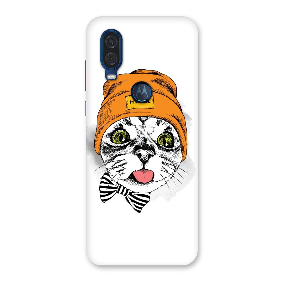 Cool cat Back Case for Motorola One Vision